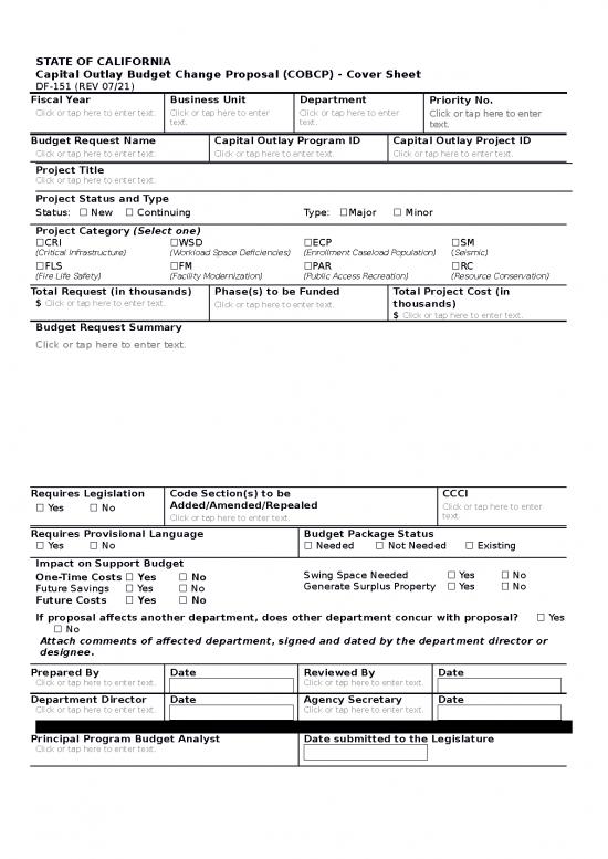 picture_Budget Spreadsheet 28906 | Df 151 Capital Outlay Budget Change Proposal Cobcp Accessible