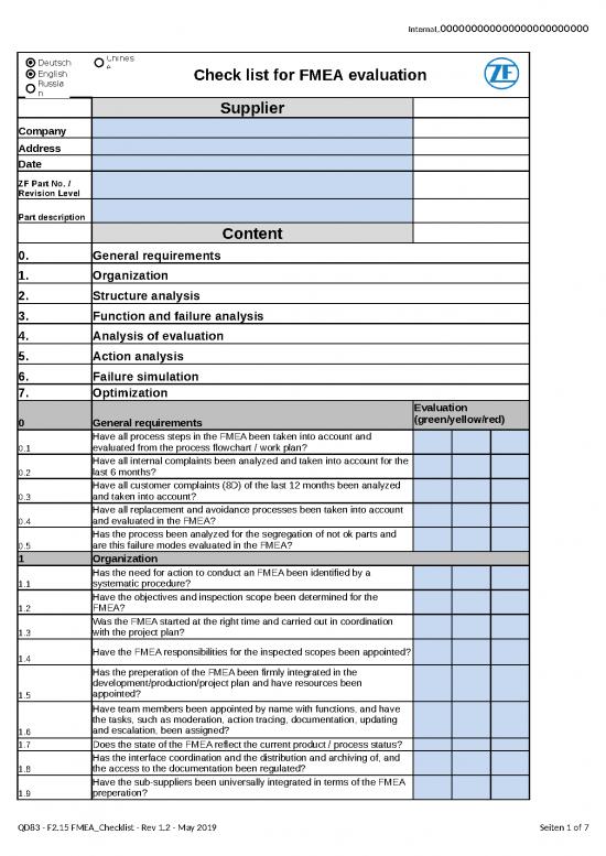 picture1_Excel Sheet Download 28040 | F15 Fmea Checklist