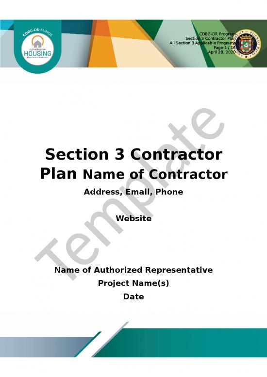 Certification Format Word 28853 Fcls Section 3 Template Section 3