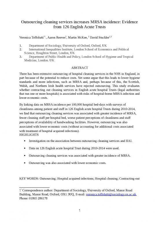 picture1_Free Templates For Cleaning Services 28725 | Full Paper On Outsourcing Nhs Cleaning1