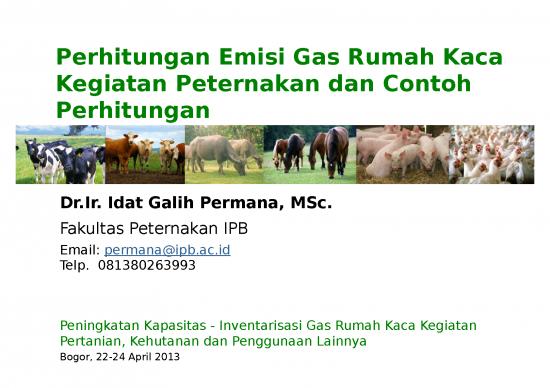 picture Soil Management Ppt 27906 | Inventory Gas Rumah Kaca Grk Sektor Peternakan