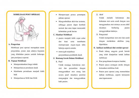 picture Post Operasi Id 27387 | Leflet Penyuluhan Mobilisasi picture Post Operasi Id 27387 | Leflet Penyuluhan Mobilisasi