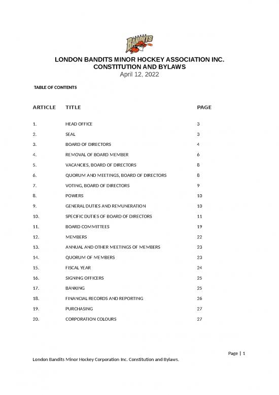 picture_Financial Spreadsheet 29022 | London Bandits 2022 2023 Constitution