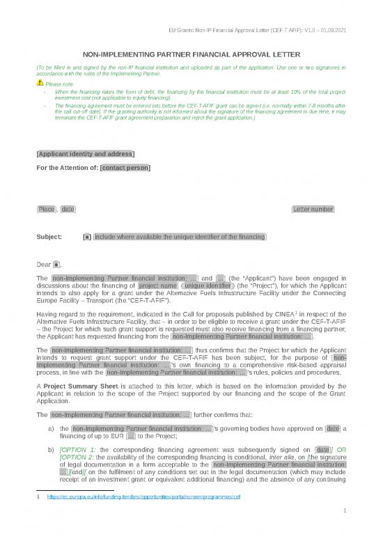picture Financial Spreadsheet 28921 | Non Ip Financial Approval Letter Cef T Afif En