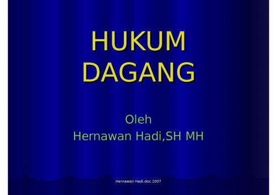 picture Hukum Dagang Id 27354 | Pendahuluan Hkdg