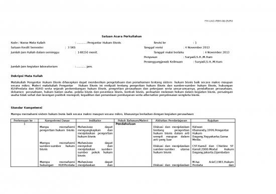 picture_Presentasi Usaha 27339 | Pengantar Hukum Bisnis Sap