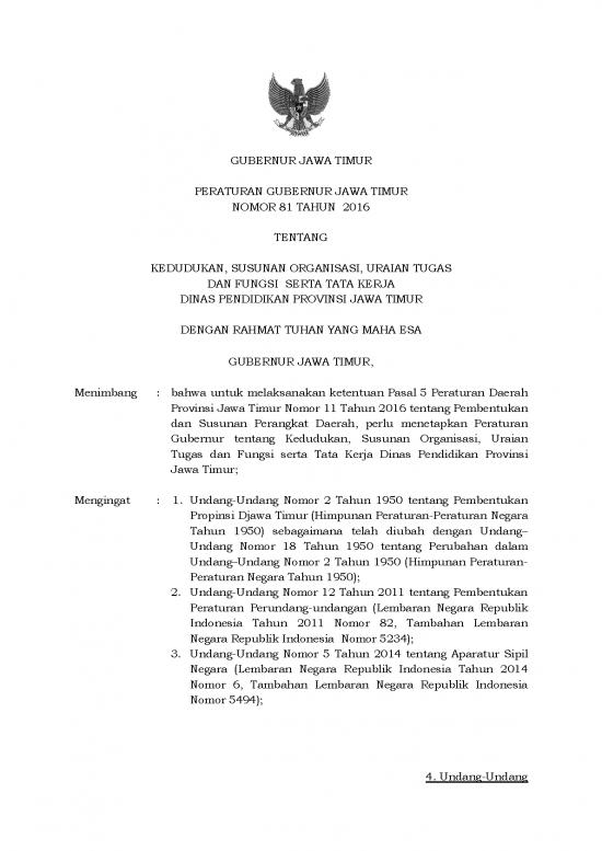 picture1_Undang Undang Asn Terbaru Pdf 28476 | Pergub Jatim N 81 Thn 2016 (kedudukan, Susunan Organisasi, Uraian Tugas Dan Fungsi Serta Tata Kerja Dindik Jatim)