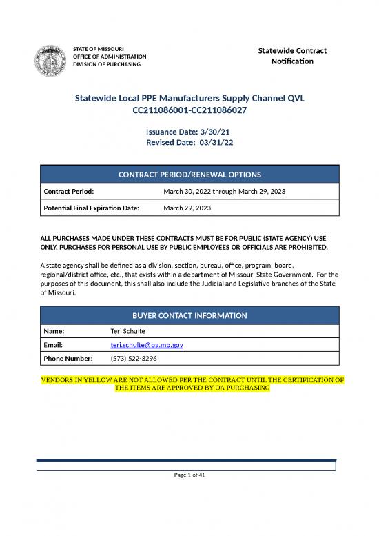 picture Certification Format Word 28970 | Qualified Vendor List