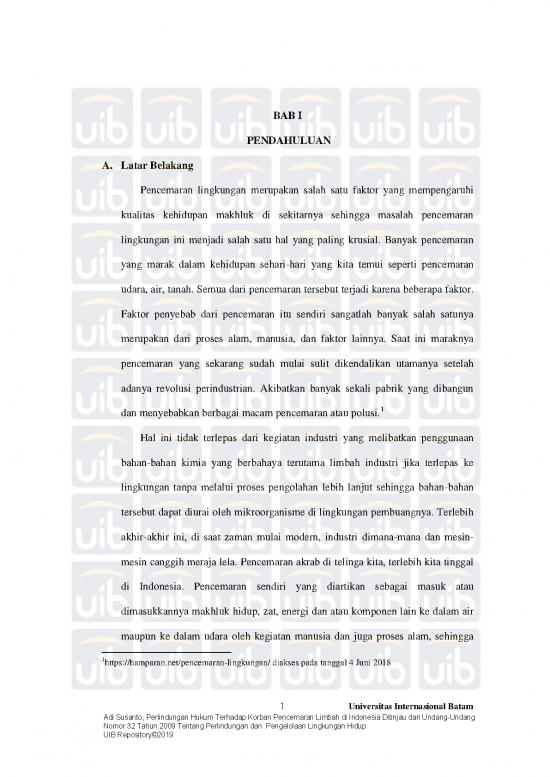 picture Pencemaran Lingkungan 26950 | S 1551102 Chapter1