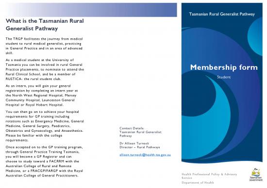 picture Hospital Flyer Templates Free 28350 | Tas Rural Generalist   Medical Student Membership Form