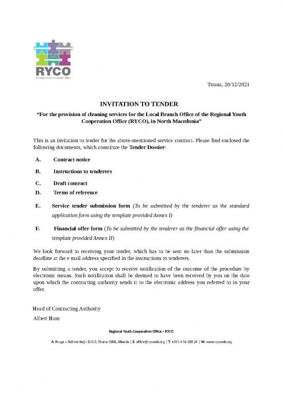 picture_Free Templates For Cleaning Services 28661 | Tender Dossier Cleaning Services Ryco Lbo Nmk