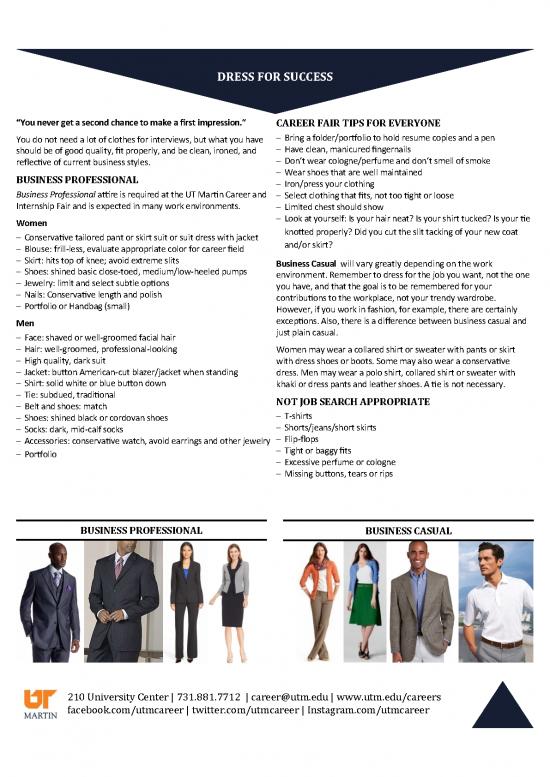 picture Dress For Success Id 26652 | Tip Sheet Dress For Success