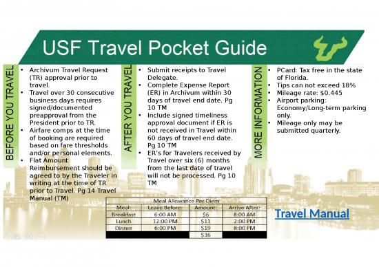 picture Business Power Point Slides 28211 | Usf Travel Pocket Guide