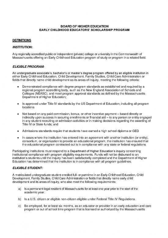 Early Childhood Educators Scholarship Id 28604 2022 2023 Early