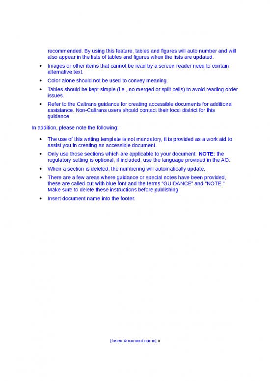 Streamlined Nepa Ea Writing Template A11y
