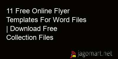 picture 11 Free Online Flyer Templates For Word Files | Download Free Collection Files