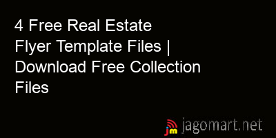 picture 4 Free Real Estate Flyer Template Files | Download Free Collection Files