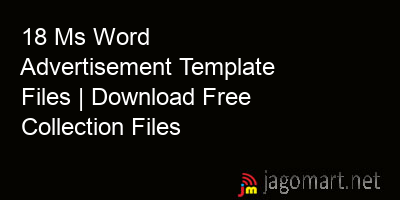 picture 18 Ms Word Advertisement Template Files | Download Free Collection Files