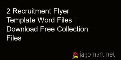 picture 2 Recruitment Flyer Template Word Files | Download Free Collection Files