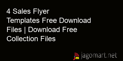 picture 4 Sales Flyer Templates Free Download Files | Download Free Collection Files