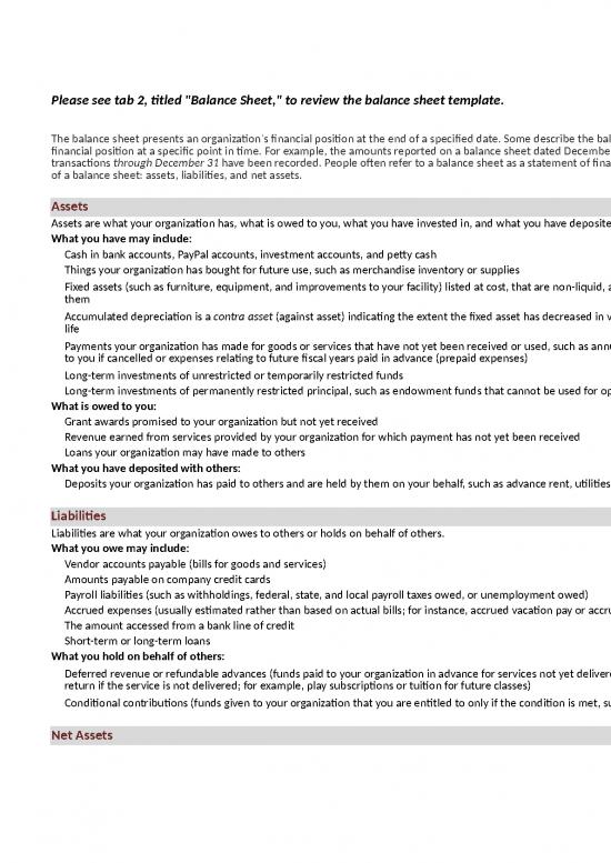 picture Excel Sheet Download 30787 | 2021 Balance Sheet Template