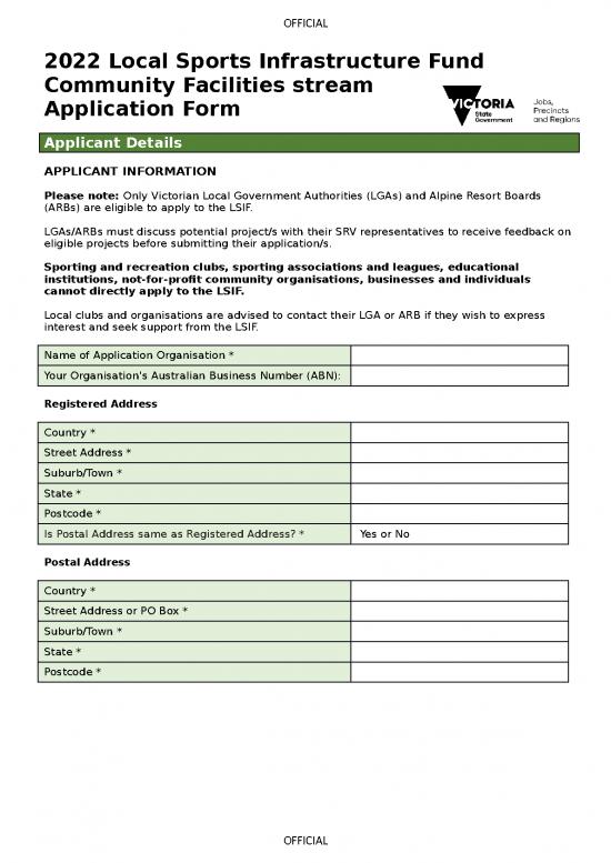 picture_Business Leaflet Template Free 29179 | 2022 Lsif Community Facilities Application Template