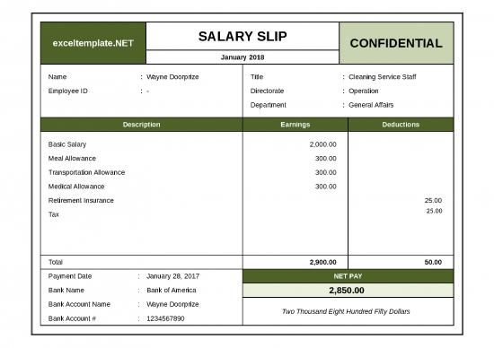 picture Excel Sheet Download 31038 | 556salary Slip Template V12