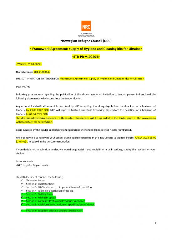 picture_Agreement Sample 29757 | 9100304 3 07b Itb Hygiene Kits Htvc