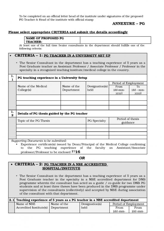 picture Experience Letter Format Doc Free Download 31308 | Annexure  Pg