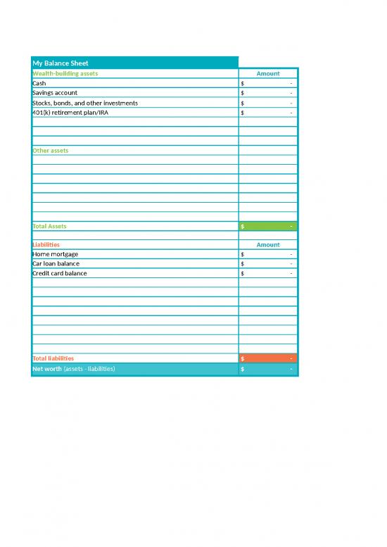 picture Excel Sheet Download 31039 | Balancesheet Xlsx