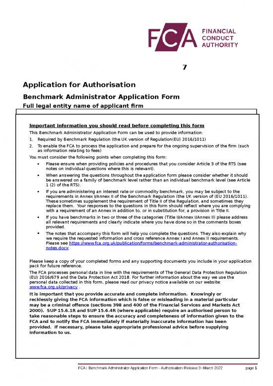 picture_Benchmark Administrator Authorisation Form