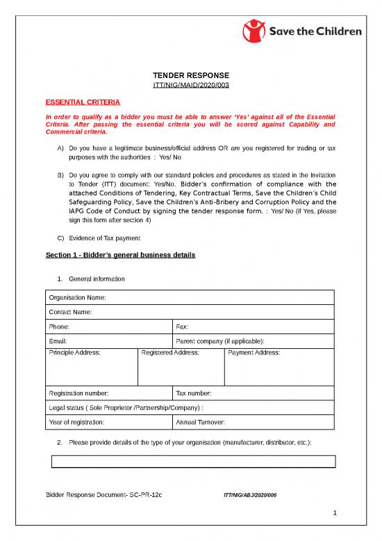 picture Business Leaflet Template Free 29878 | Bidders Response  Printing Final