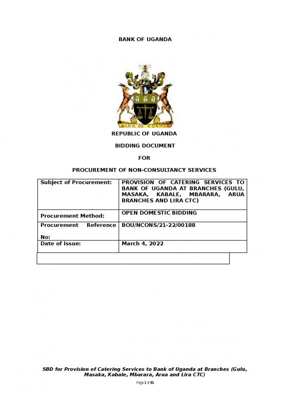 picture1_Table Of Contents Template Word Free Download 29324 | Bidding Document For Provision Of Catering Services To Bou Branches In Gulu Masaka Kabale Mbarara Arua And Lira Ctc