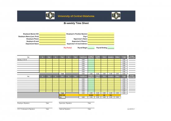 picture Excel Sheet Download 31265 | Biweekly Timesheet