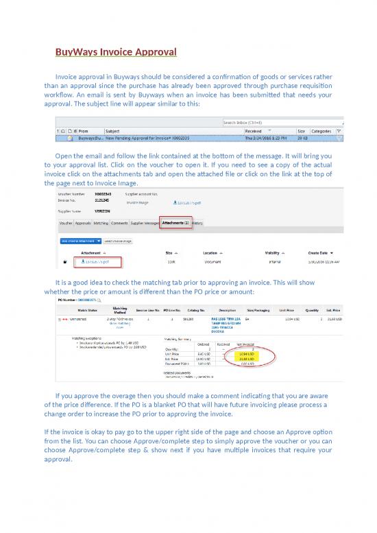 picture Voucher Word Format 30695 | Buyways Invoice Approval