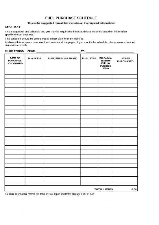 picture Excel Sheet Download 31298 | Carbon Tax Refund Deputy Collector Retail Dealer Schedule