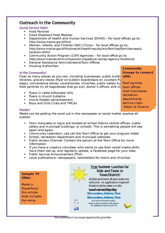 picture_Ms Word Advertisement Template 29671 | Community Outreach Kick Off Events Canvas Days Soliciting Donations