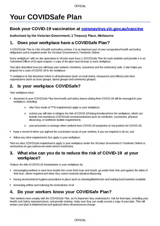 picture_Book Template Word Free Download 29381 | Covidsafe Plan 24 June Approved (translations Available)