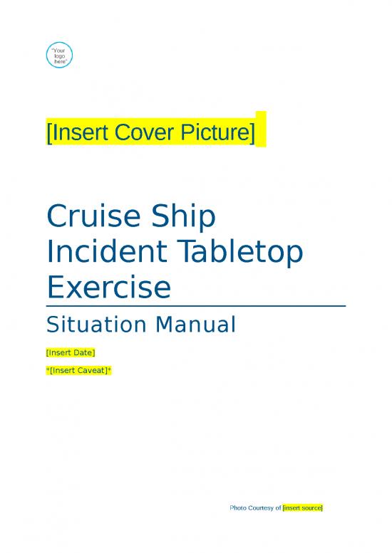 picture_Spread Sheet Blank 29366 | Cruise Ship Incident Ctep Situation Manual Final
