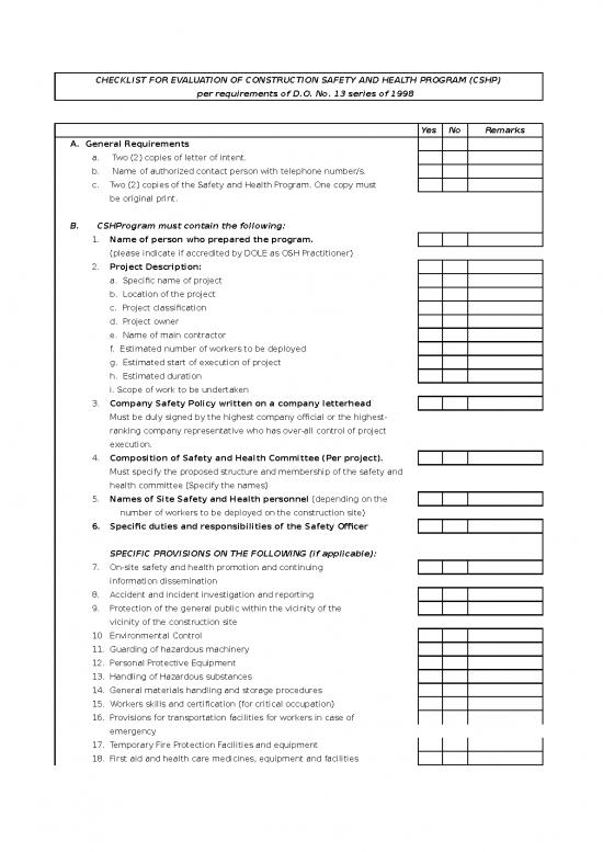 Excel Letterhead Template 31553 | Cshp Checklist 2011