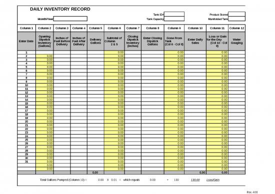 picture1_Excel Sheet Download 30923 | Daily Inventory Record