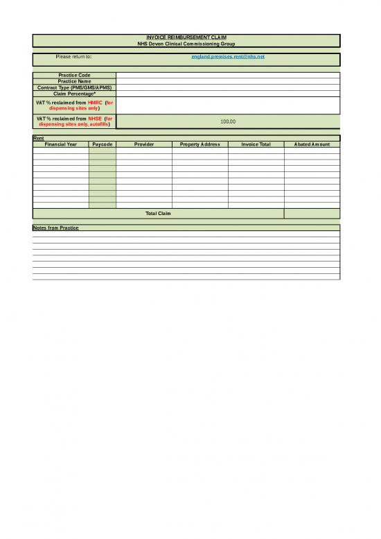 picture Excel Sheet Download 31061 | Devon Ccg Rent Reimbursement Form 1920