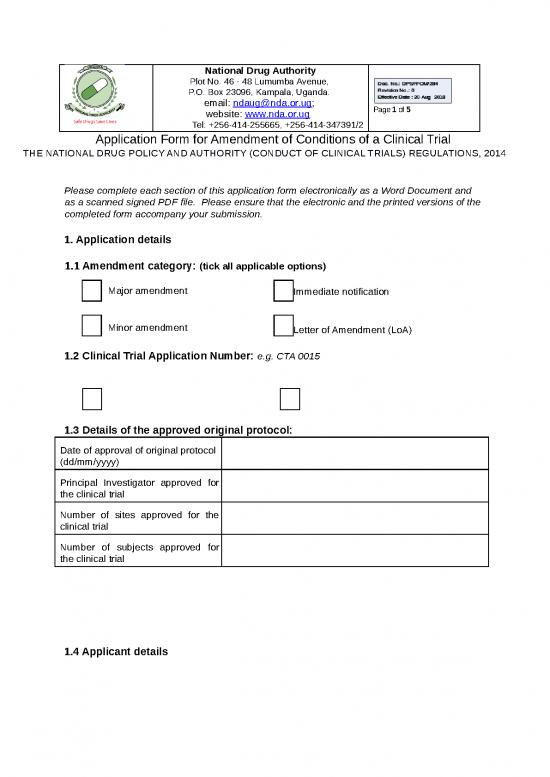 picture Electronic Spread Sheet 29736 | Dps Fom 284 Application Form For Amendment Of Conditions Of A Clinical Trial