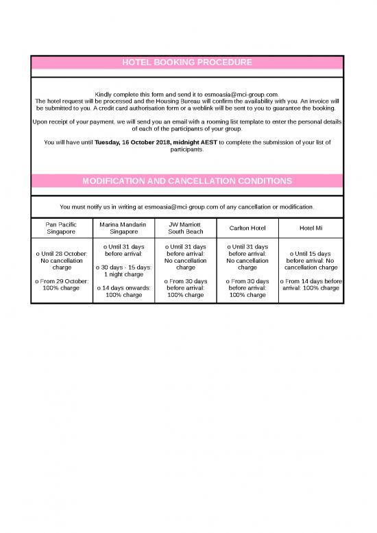 picture Excel Sheet Download 31068 | Esmo Asia 2018 Hotel Group Request Form