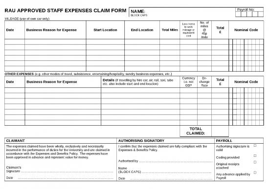 picture1_Business Expense Spreadsheet 29834 | Expenses Claim Form