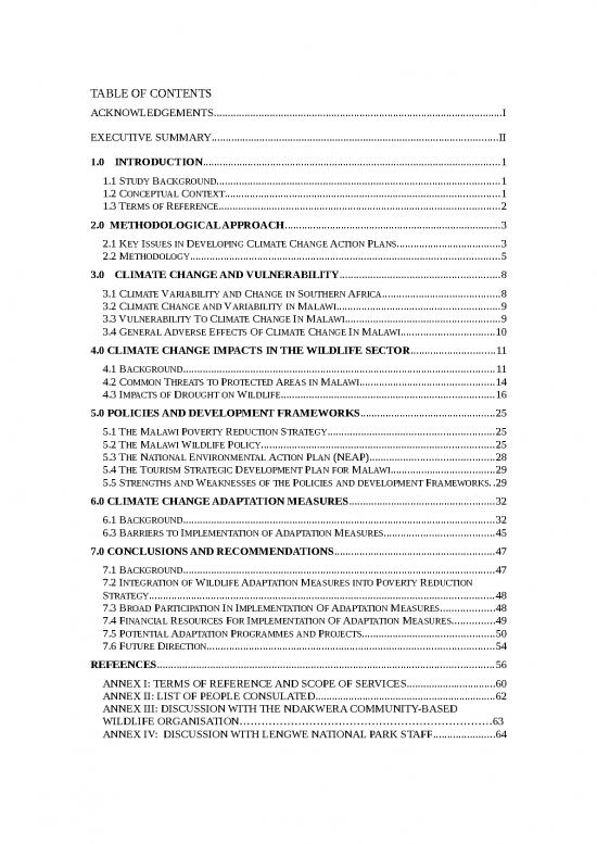 picture_Table Of Contents Template Word Free Download 30075 | Final Wildlife Napa Report