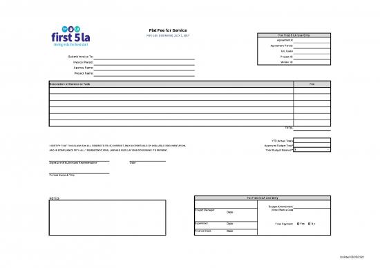 picture Budget Format Excel Free Download 31083 | Flat Fee For Service   Invoice 072017
