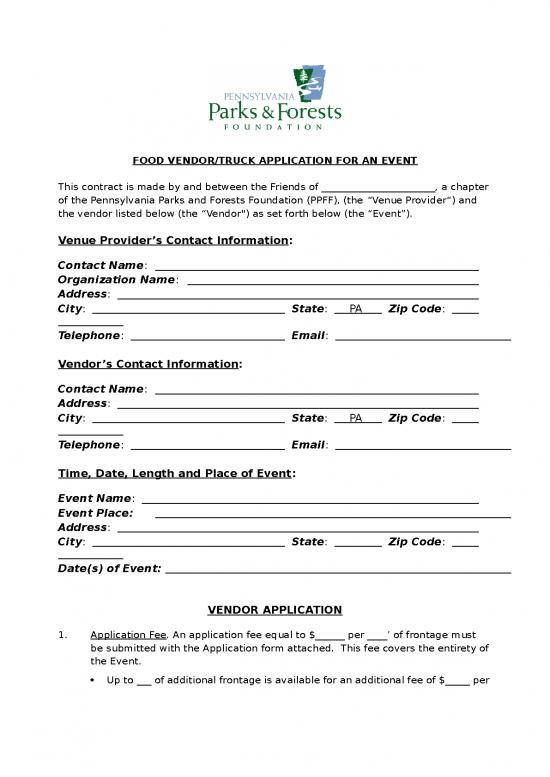 Event Brochure Template Free 29103 Food Vendor And Truck Event