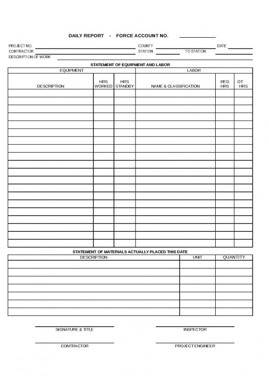 picture Excel Sheet Download 31168 | Force Account Forms