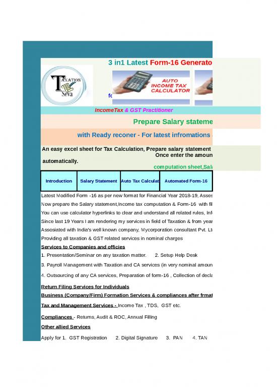 picture1_Excel Sheet Download 30946 | Form 16 Generator (blank) With 3 In 1 Calculator Fy 2018 19